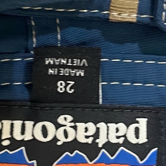 Patagonia Blue Swim Trunks Sz 28 - Picture 8 of 8